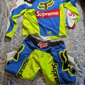 Supreme Fox Racing Jersey and Shorts Set
